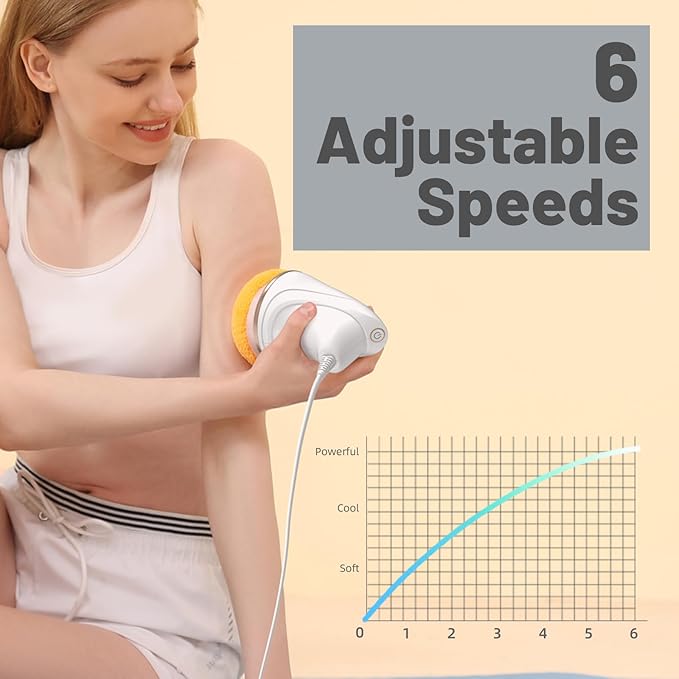 Electric Body Massager - 6 Speed Fat Burning & Muscle Relaxation Device