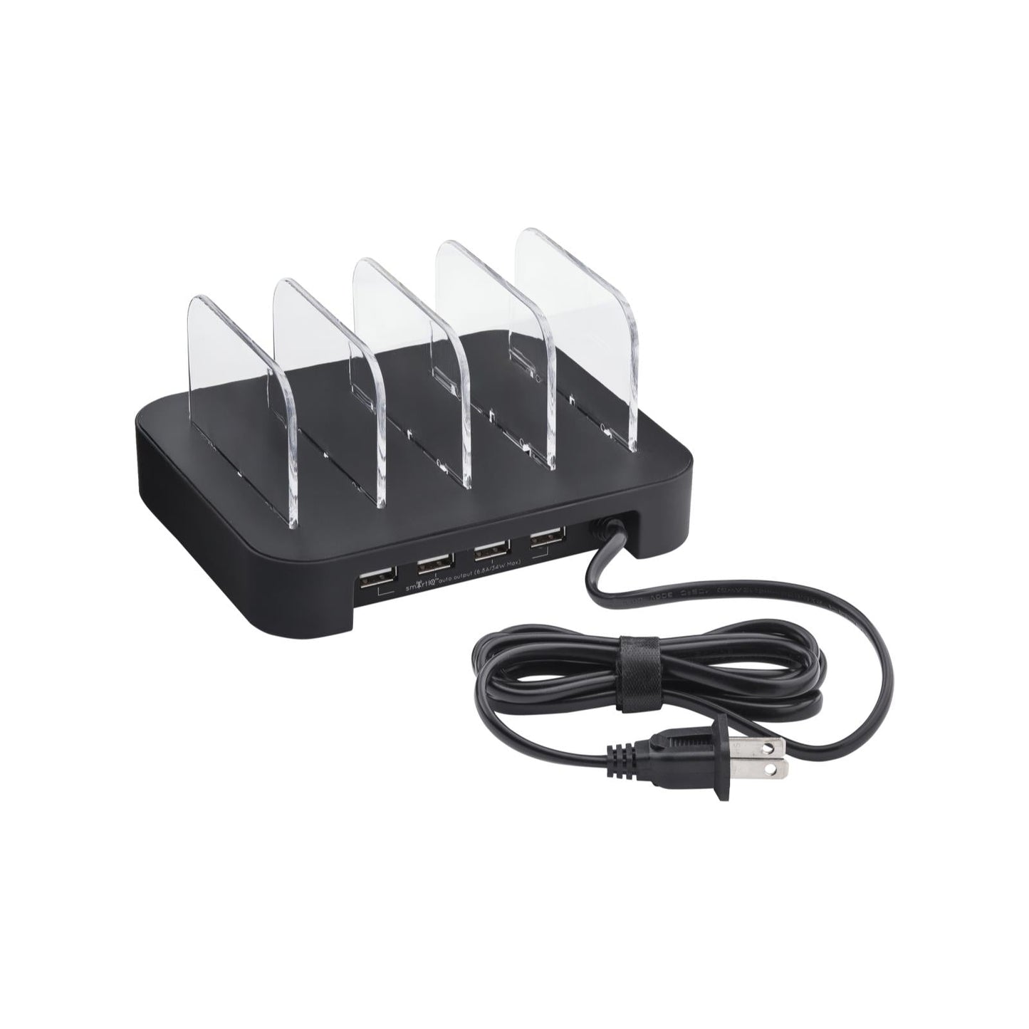 4-Port USB Charging Station Dock Organizer