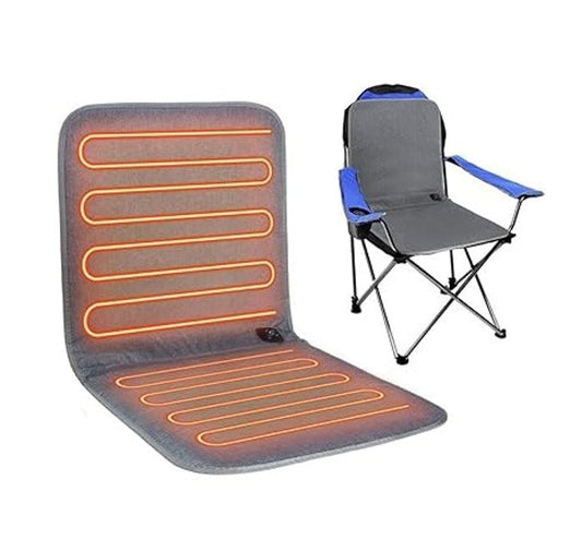 USB Portable Heated Seat Cushion – 3-Level Adjustable Heating – Gray