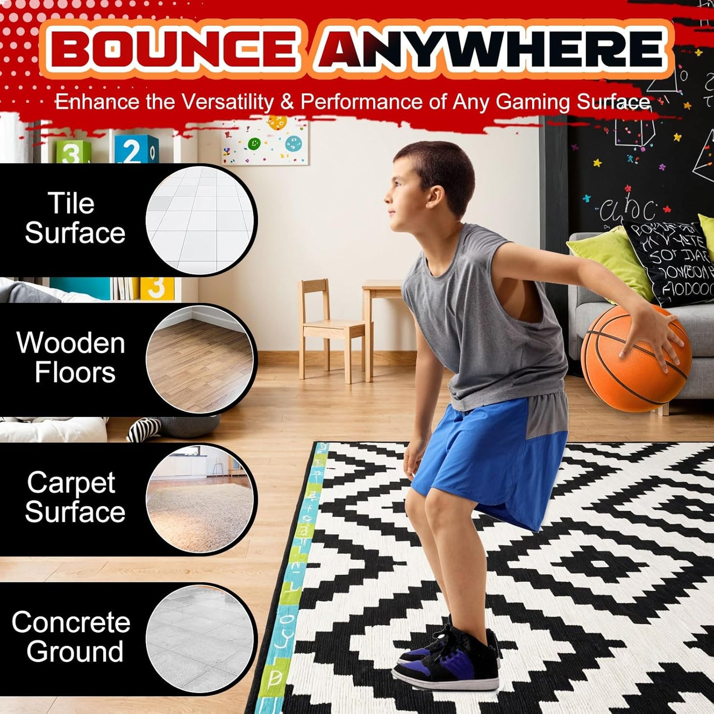 Silent Indoor Training Basketball – No Noise Foam, Realistic Weight And Size