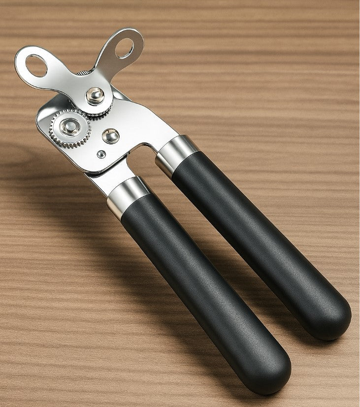 Smart Chef Stainless Steel Can Opener – Ergonomic Grip & Dishwasher Safe