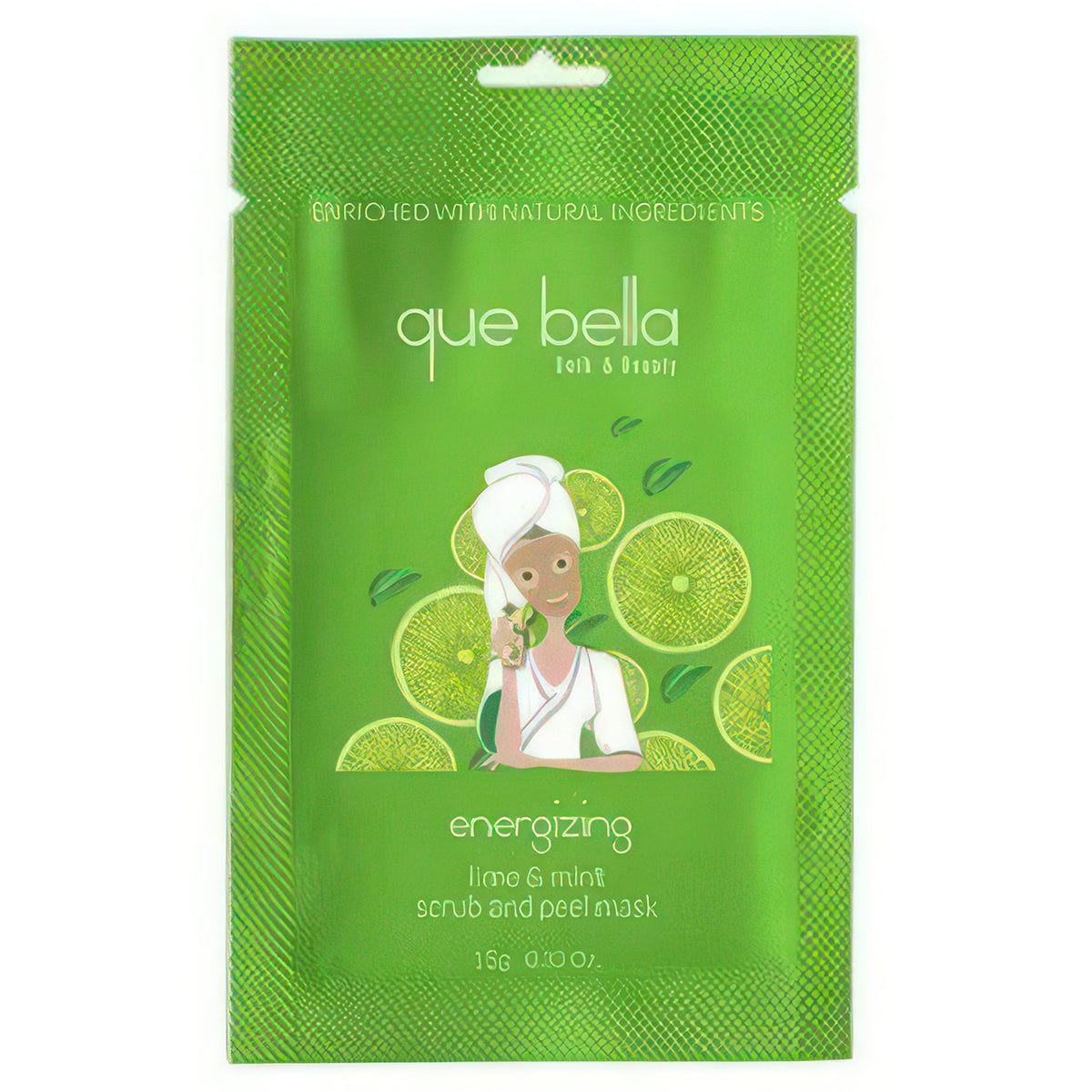Que Bella Facial Scrubs & Masks – Exfoliating, Hydrating, and Purifying Single-Use Treatments