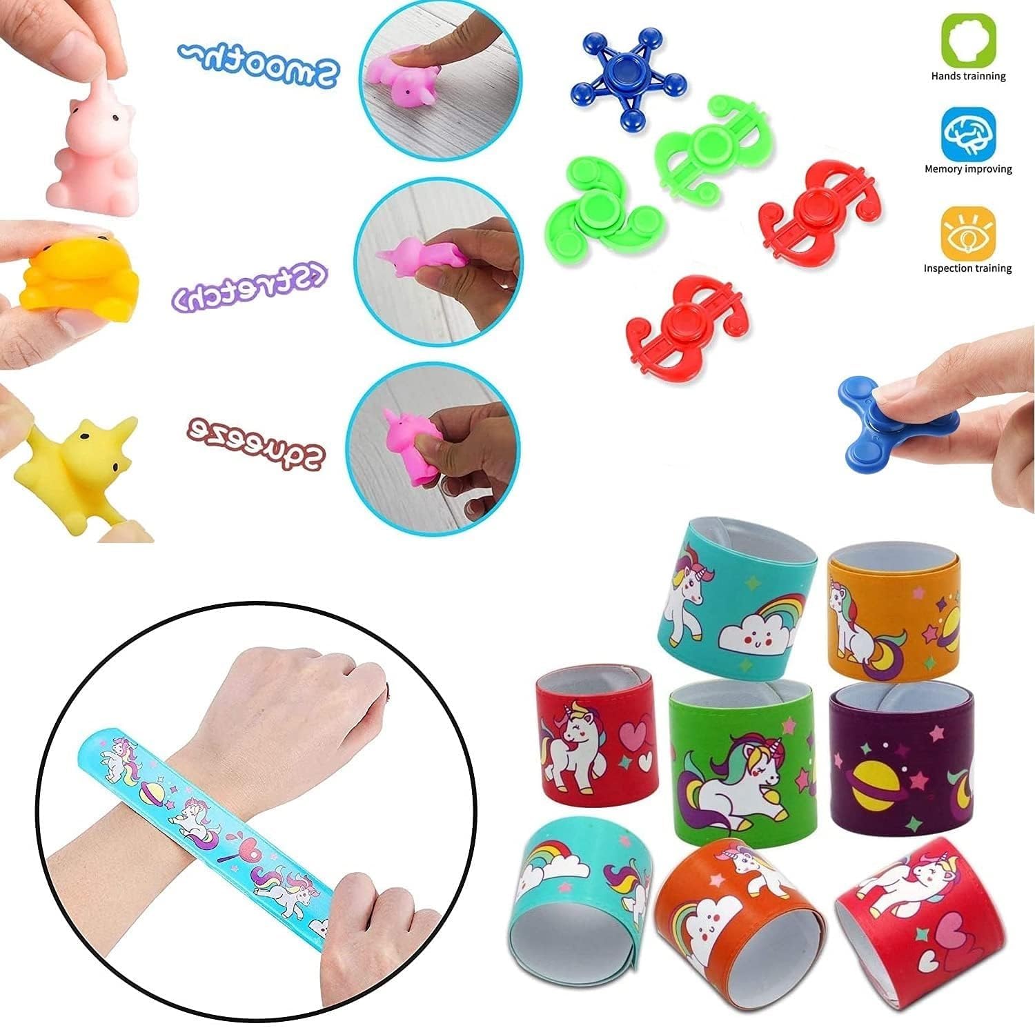 117 Pcs Kids Party Favor Toy Set – Fidgets, Prizes & Goodie Bag Fillers