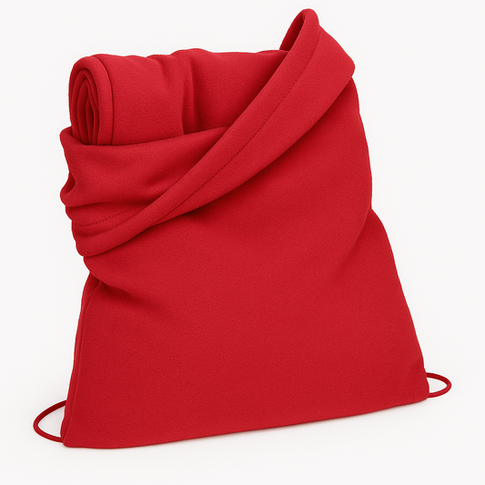 48″ x 52″ Fleece Blanket With Attached Drawstring Backpack For Travel