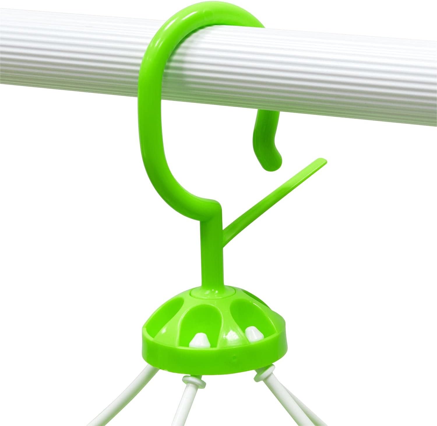 Tatkraft Laundry Drying Hanging Rack – 24 Clip Portable Clothes Dryer