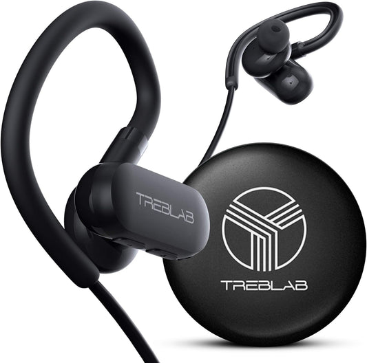 TREBLAB xRun Bluetooth Sports Headphones – Wireless Running Earbuds with Mic