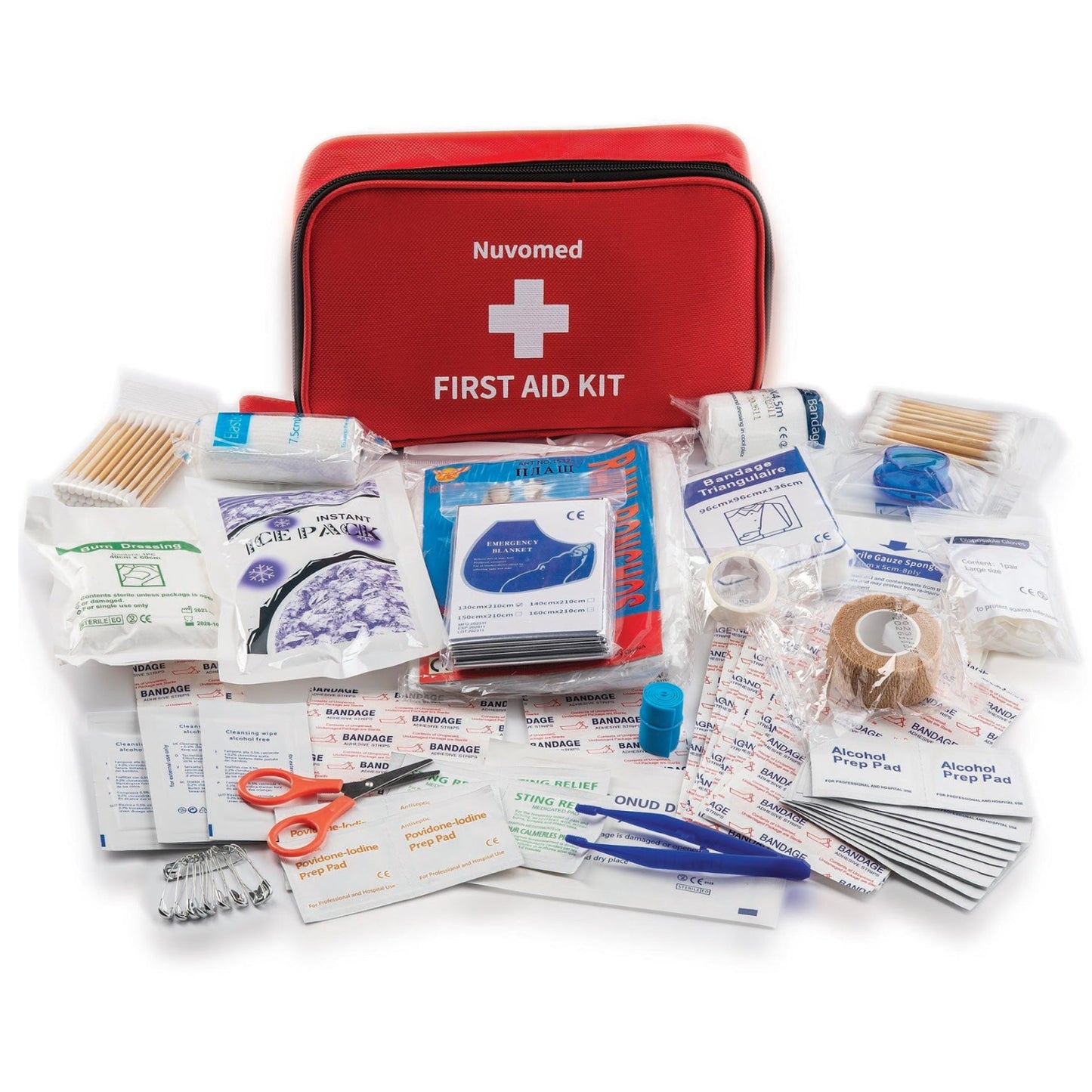 184 Piece Comprehensive First Aid Kit – Emergency Survival & Medical Supplies