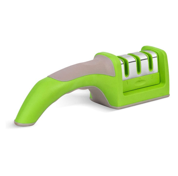 Worker Wonder SHARP Professional Knife Sharpener – Non-Slip Base – 3-Stage System