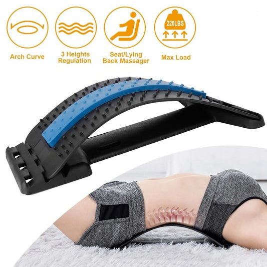 Waist Relax Mate Back Massager – Adjustable Lumbar Support & Stretching Device