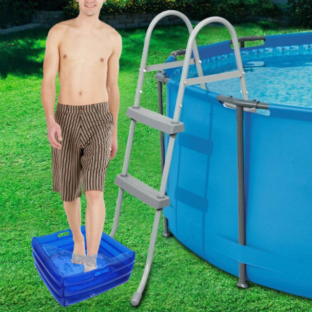 Inflatable Foot Tub with Air Pump – Portable Basin for Pool, Spa, and Travel Use