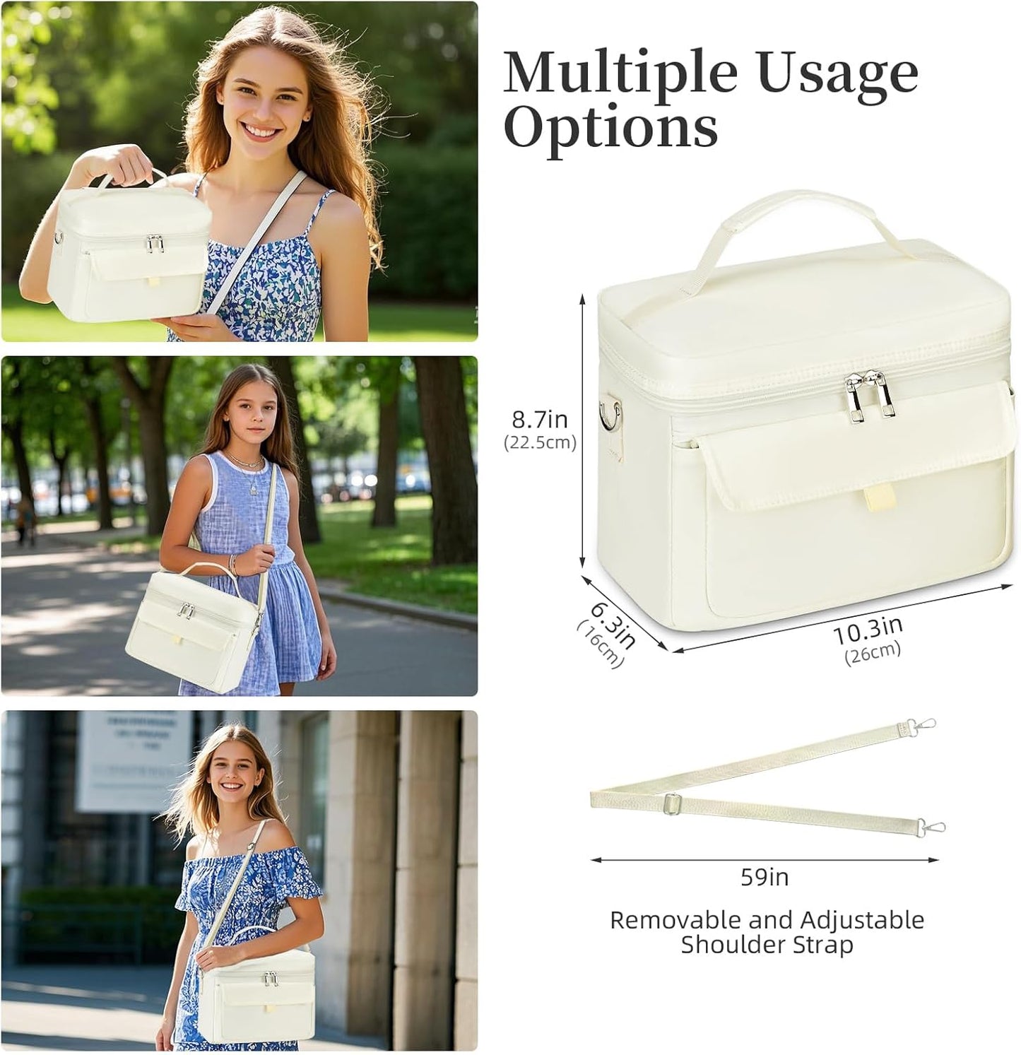 WINDUR Insulated Lunch Box – 9.5L Leakproof Reusable Cooler Bag for Work & Travel