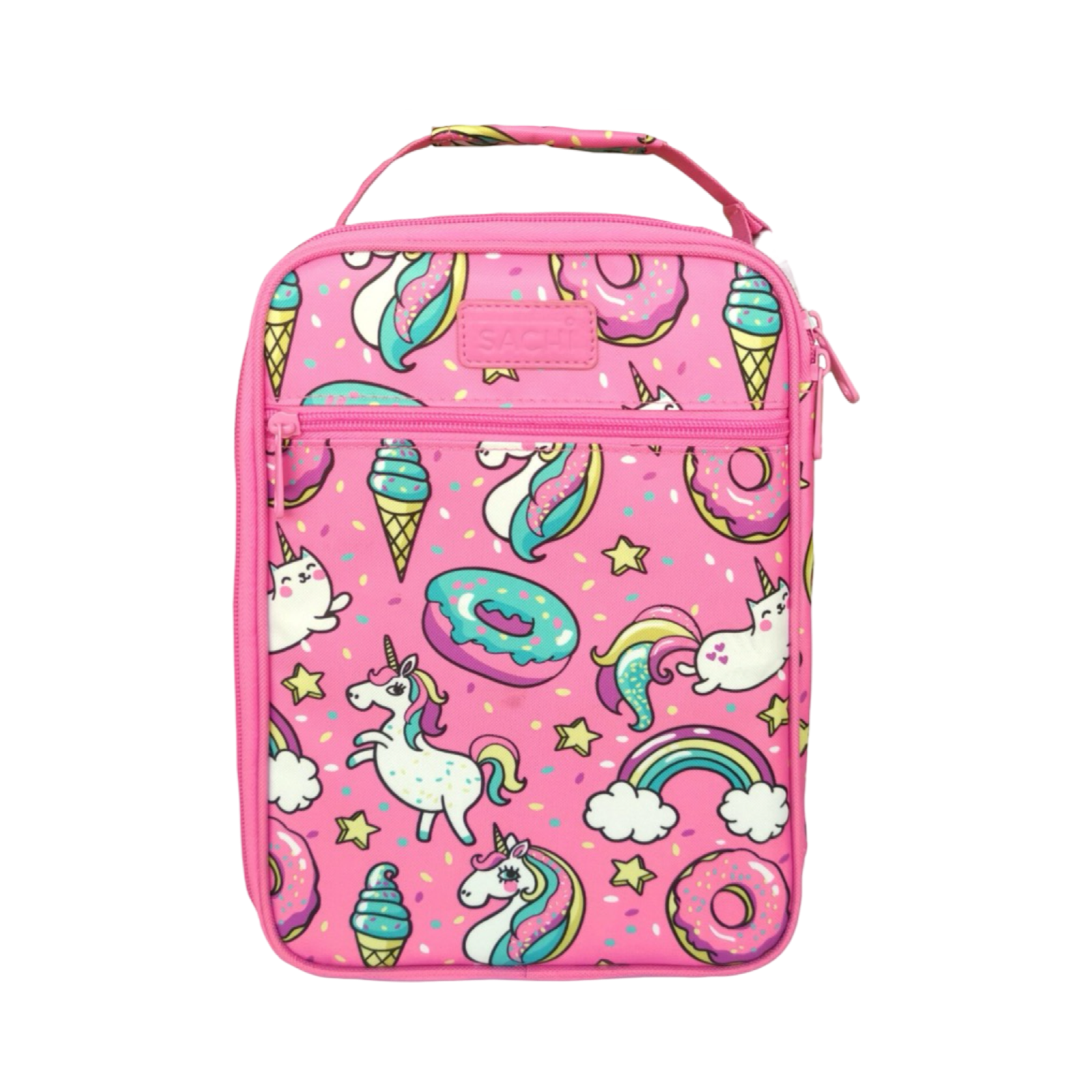 11" Sachi Insulated Lunch Bag For Kids w/ Buckle Handle - Attach To Backpack!