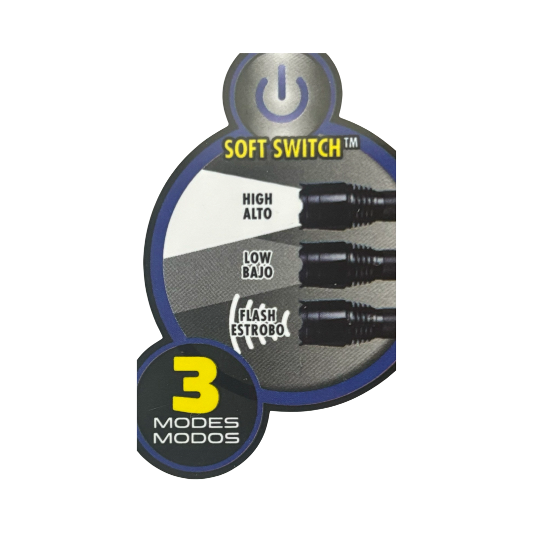 Police Security Knightstick Tactical Flashlight 750 Lumens-3 Modes!