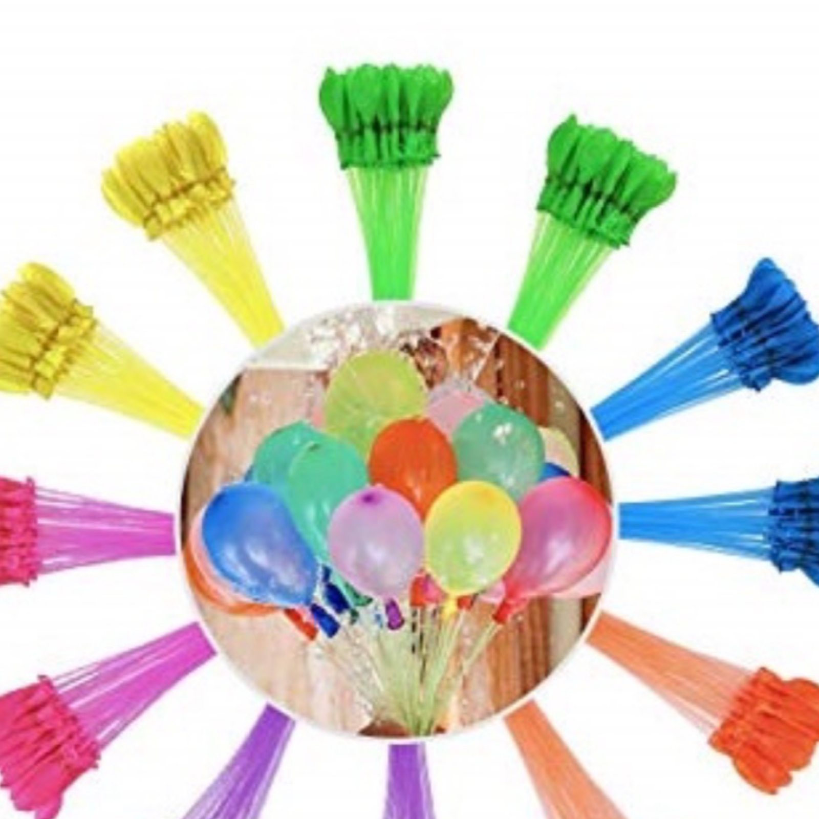 2pk Of Self Sealing Water Balloons, 74 Balloons Total - Fill In 60 Seconds!