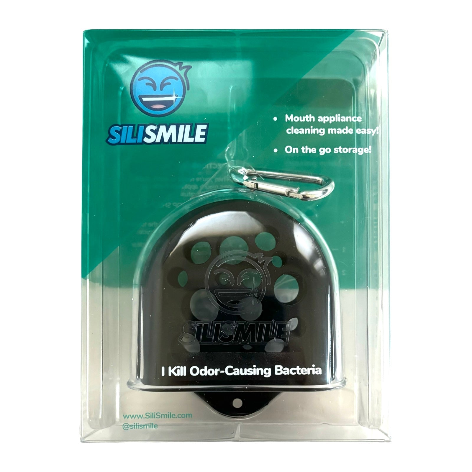 SILISMILE Mouth Appliance, Retainer, Guard - Holder & Cleaner