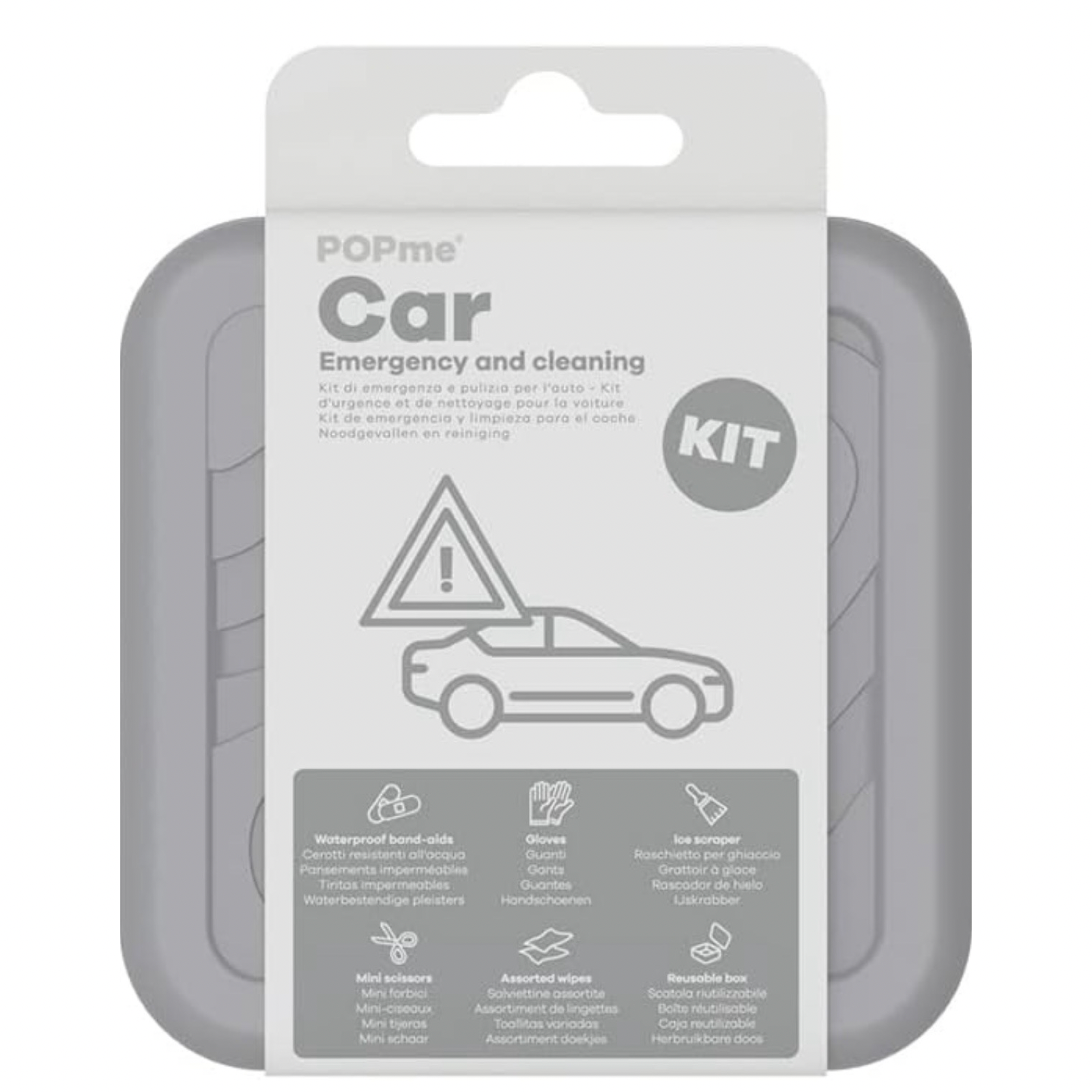 24pc POPme Emergency First Aid Kit Car Emergency & Cleaning Kit