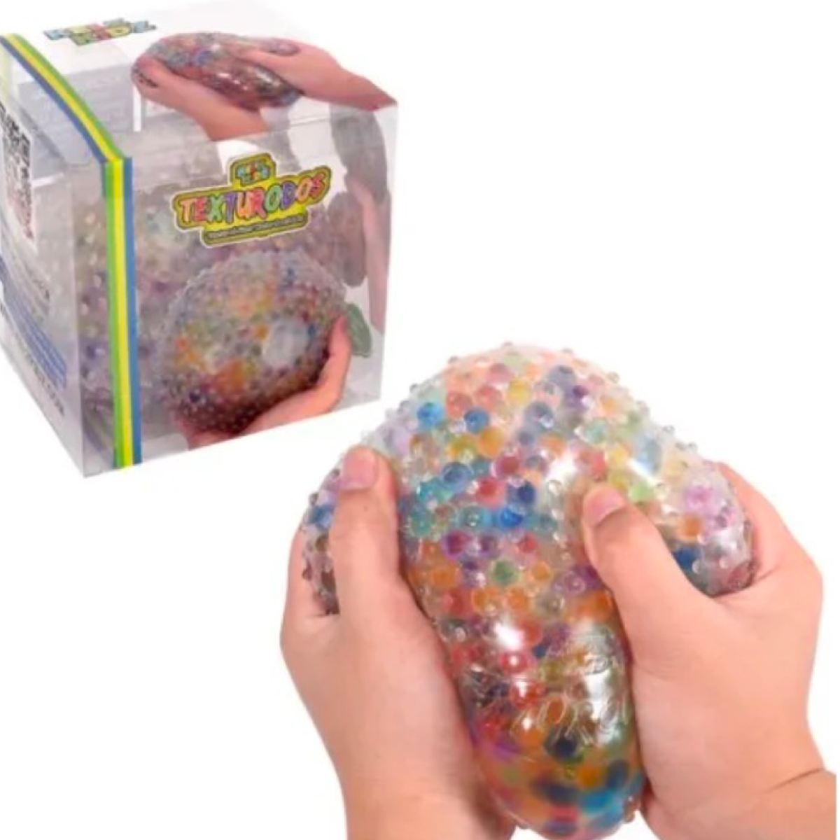 Super Jumbo KELZ KIDS 6" Stretchy Bead Ball, Stress Relief & Sensory Play