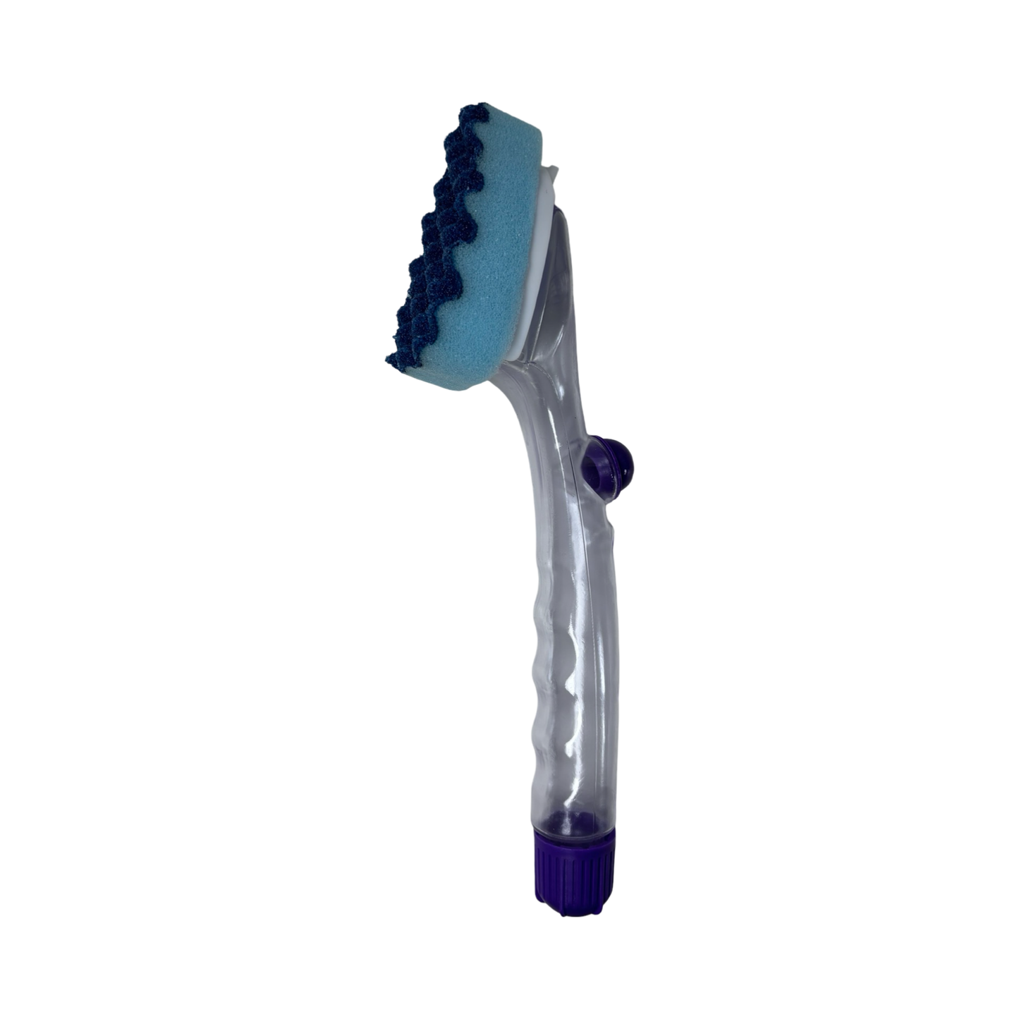 Heavy Duty Refillable Non Abrasive Dishwand With Dimpled Scrubbing Pad