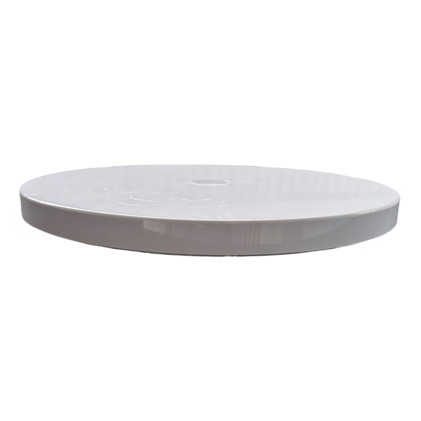 15.5" Manual White Turntable Lazy Susan by Romanoff