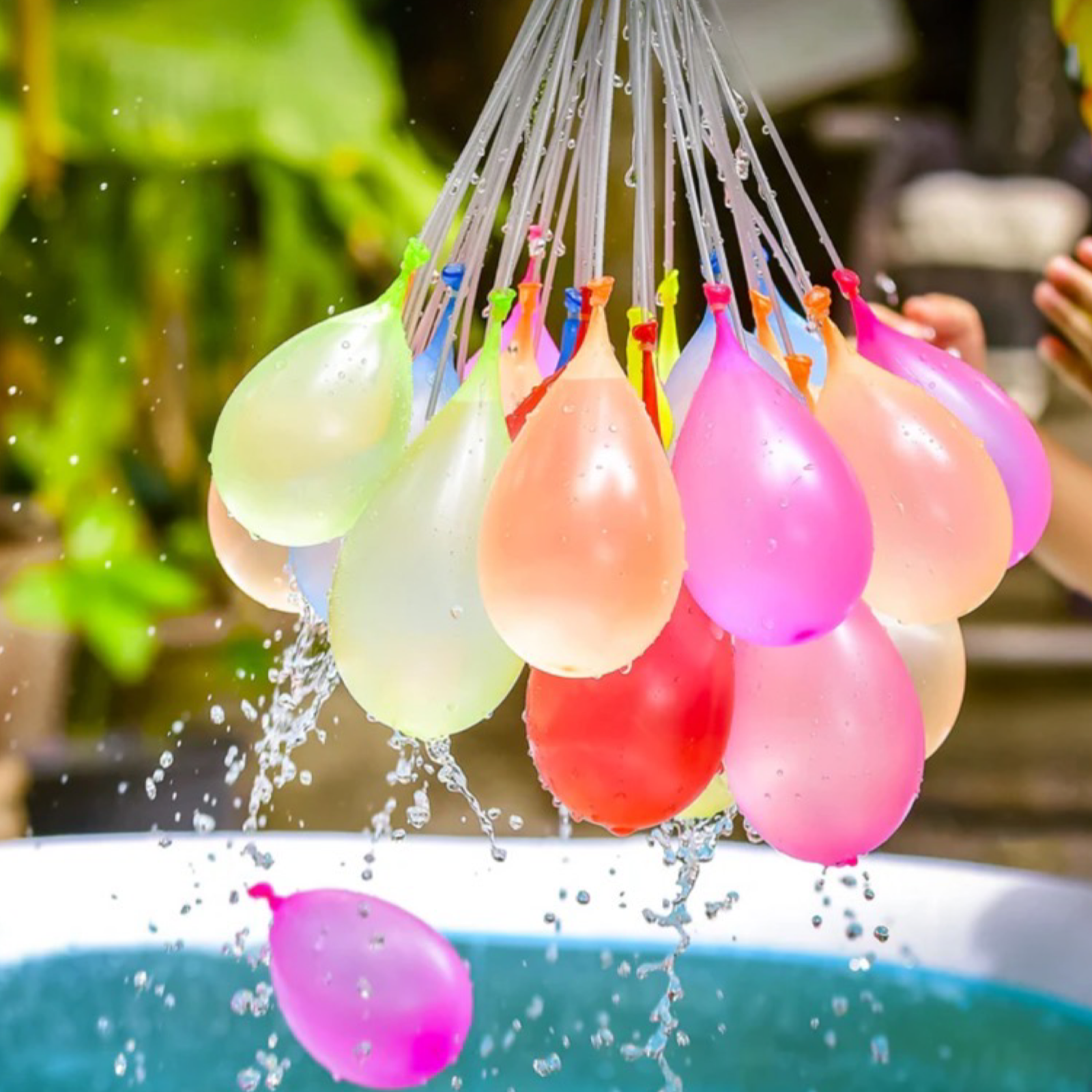 2pk Of Self Sealing Water Balloons, 74 Balloons Total - Fill In 60 Seconds!