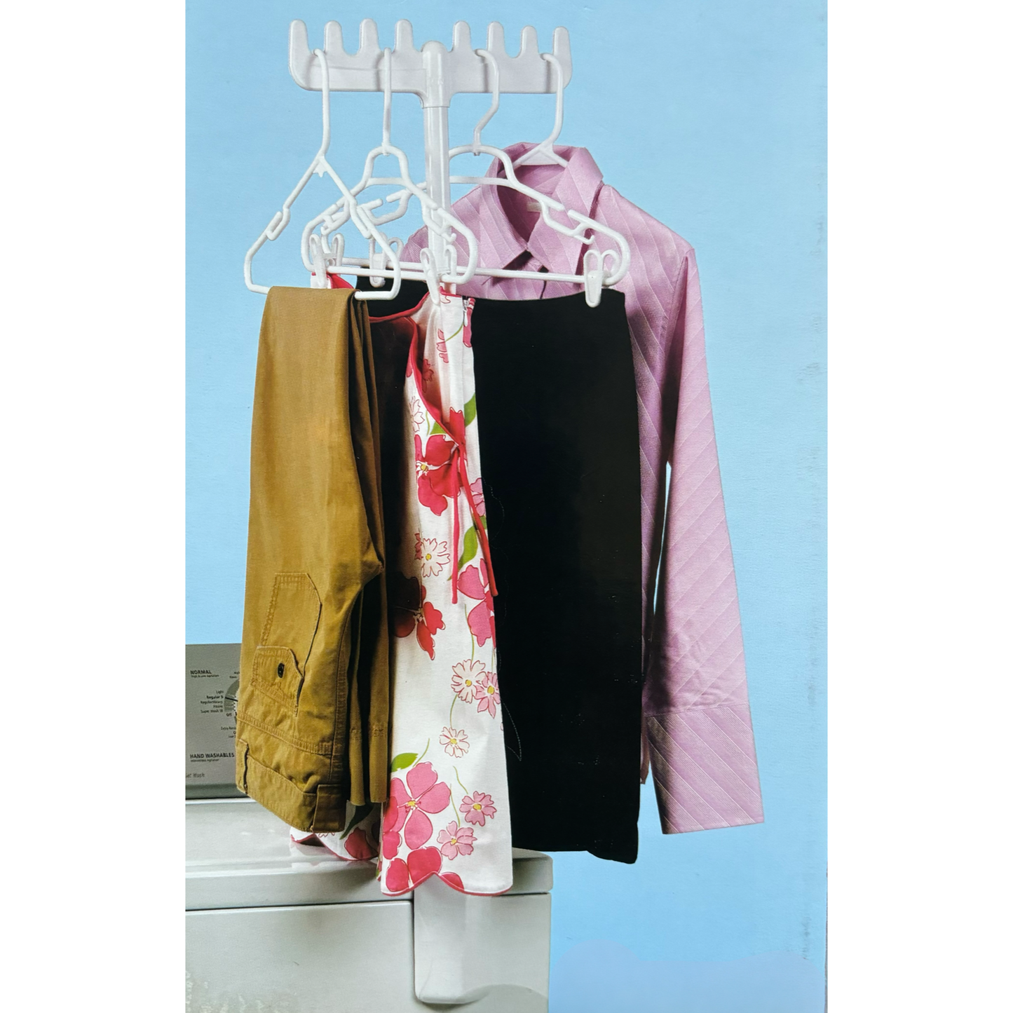 ONZ Magnetic Laundry Valet For Hanging Clothes - No Tools Required