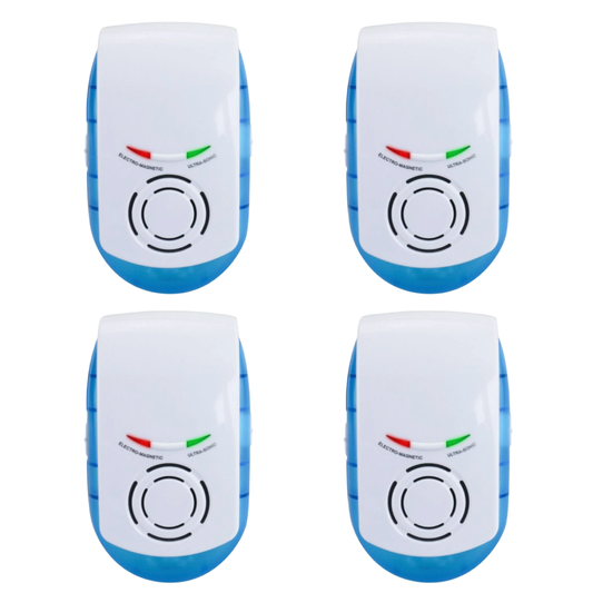 4pk of Indoor Sonic Pest Repellers w/ Night Light By Livin Well