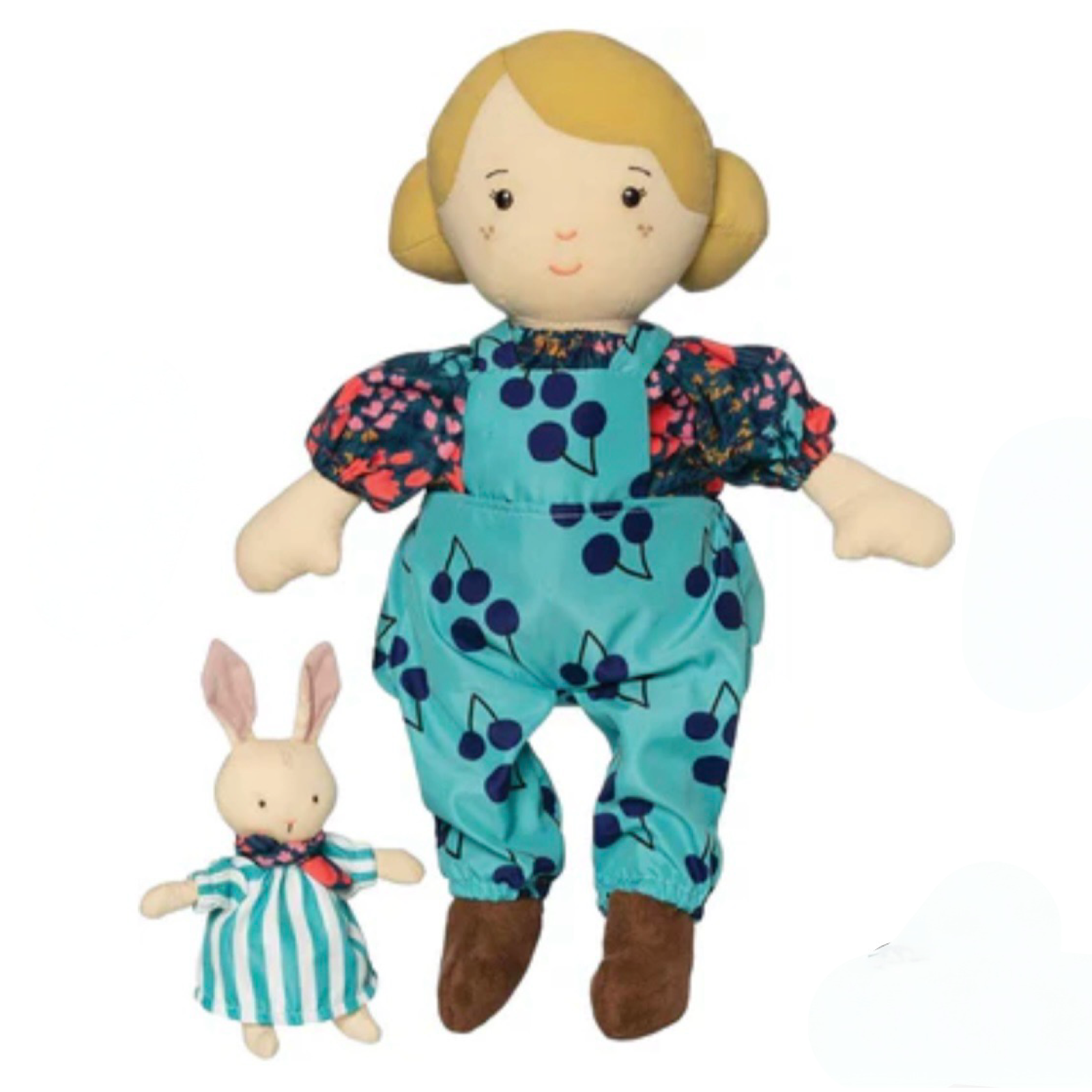 14" Manhattan Toy Playdate Friends - Cloth Doll w/ Companion