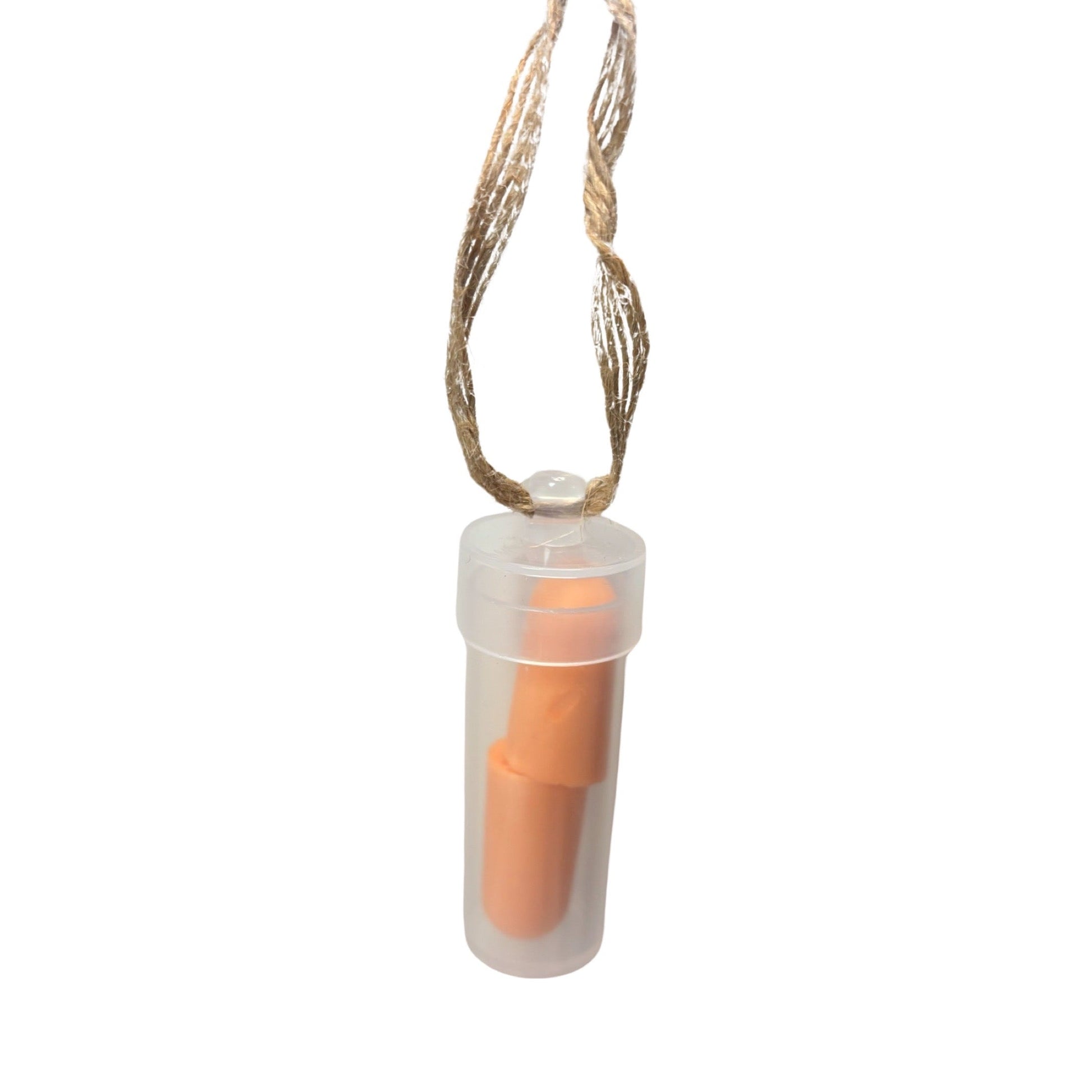 4 Sets of Earplugs With Case/ Attach to Keys or Wear on Neck - Block Out Loud Noises