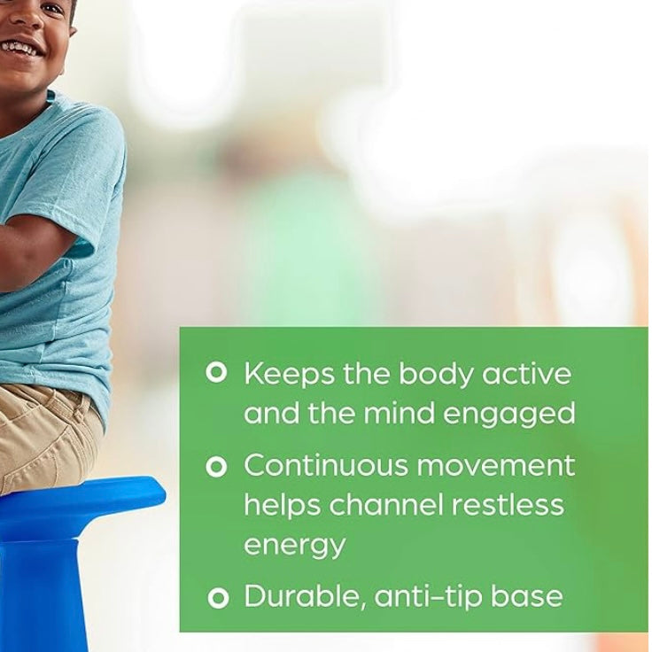 Gaiam Kids Jr. Balance Wobble Stool, Desk Chair - Alternative Seating, Great for ADHD
