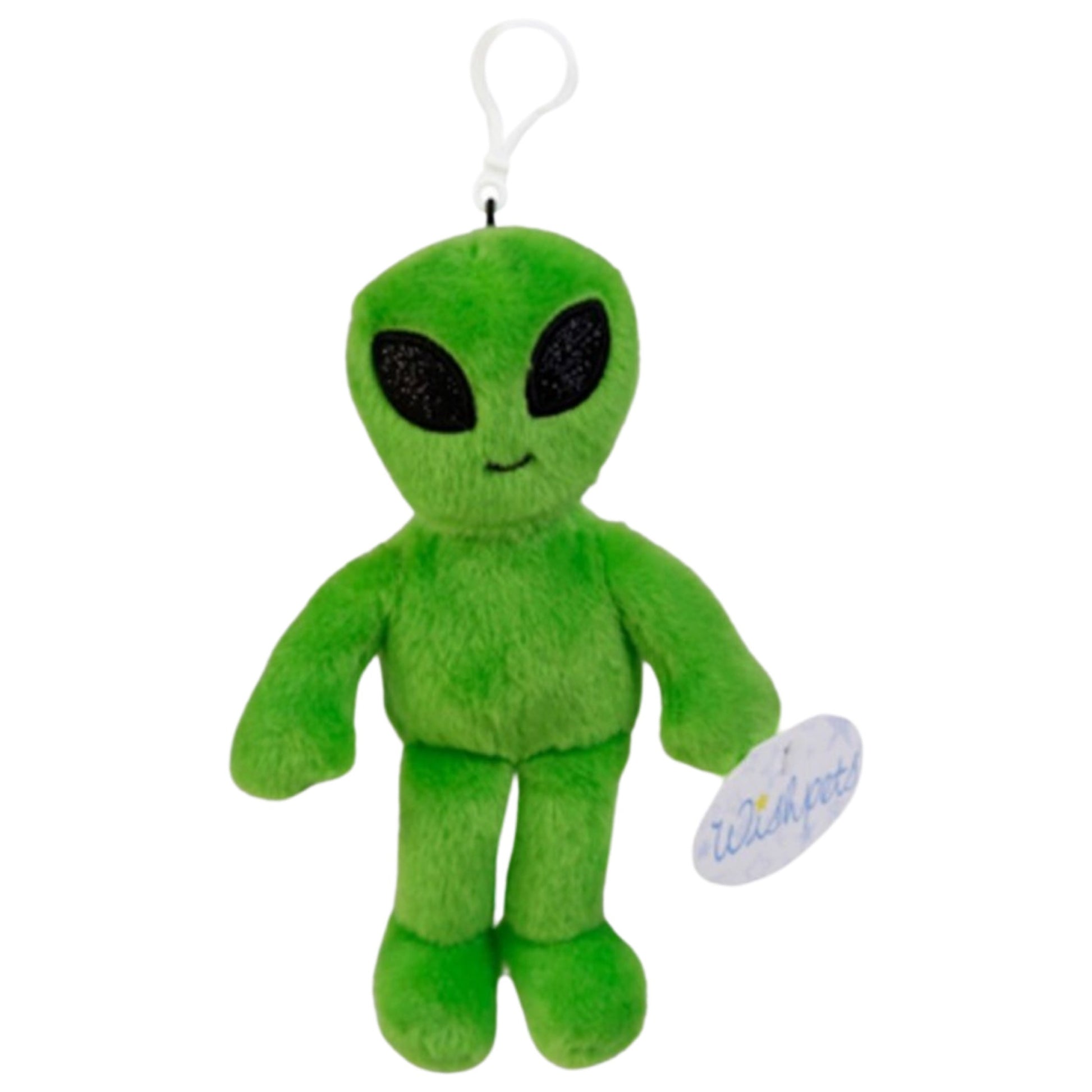 5" Wishpets Alien Toy Mini Plush Stuffed Alien w/ Clip for Backpack
