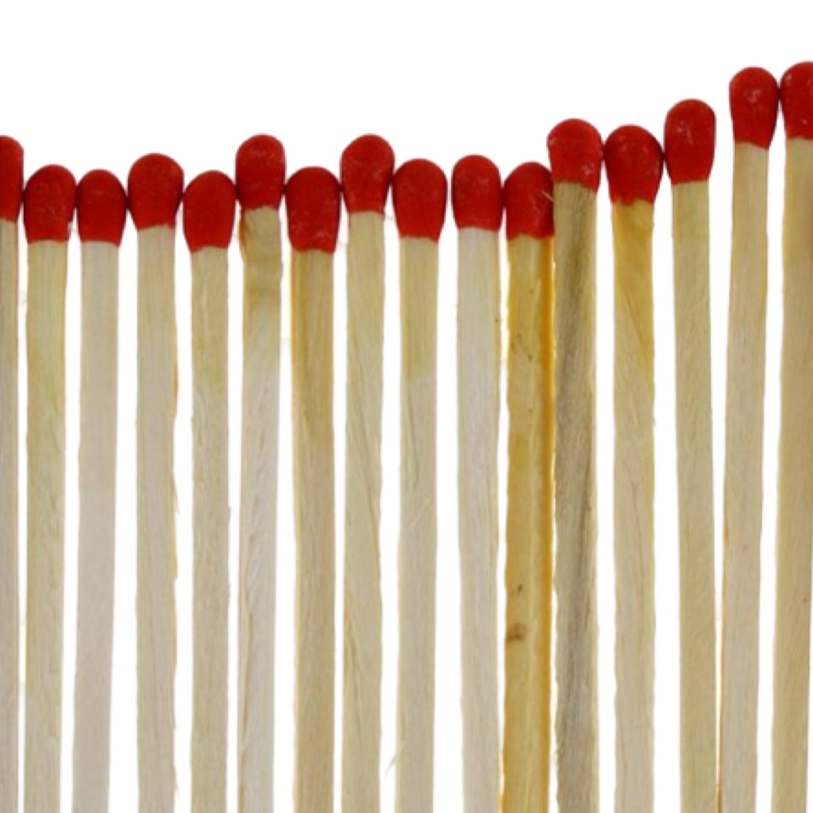 40ct 11" Wood Matches For Fireplace, Campfire, BBQ & More