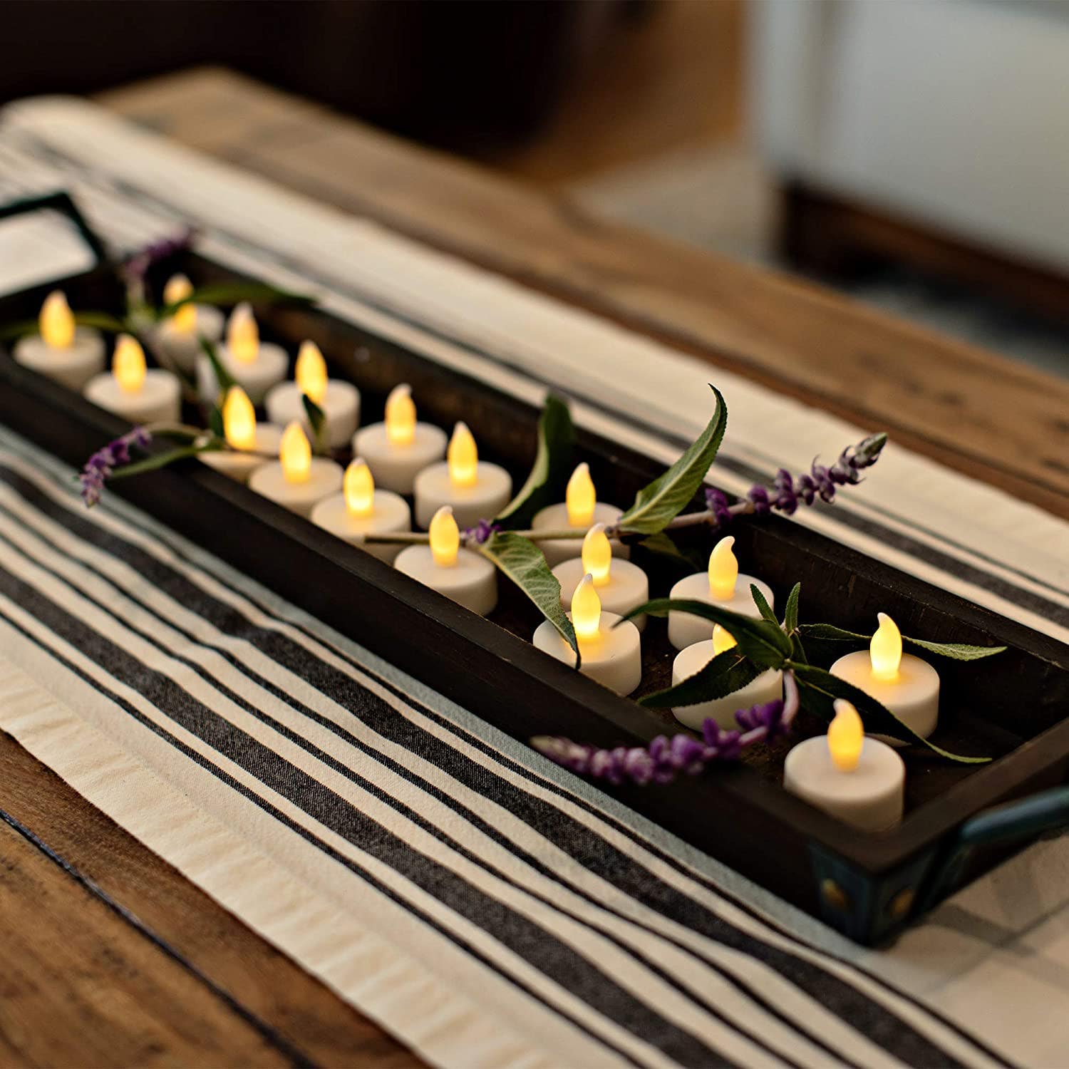 12pk Matchless Candle Co. LED Basics Flameless Tealights