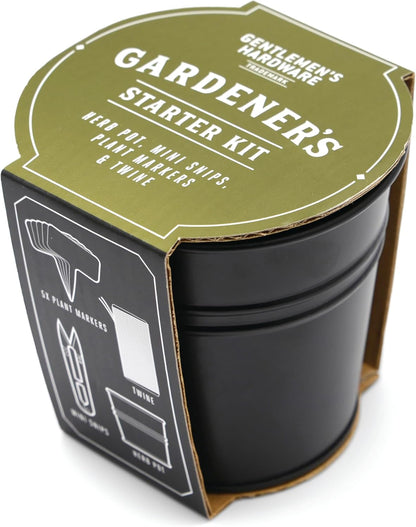 4pk of Gentlemen's Hardware Herb Gardening Pot Starter Kits