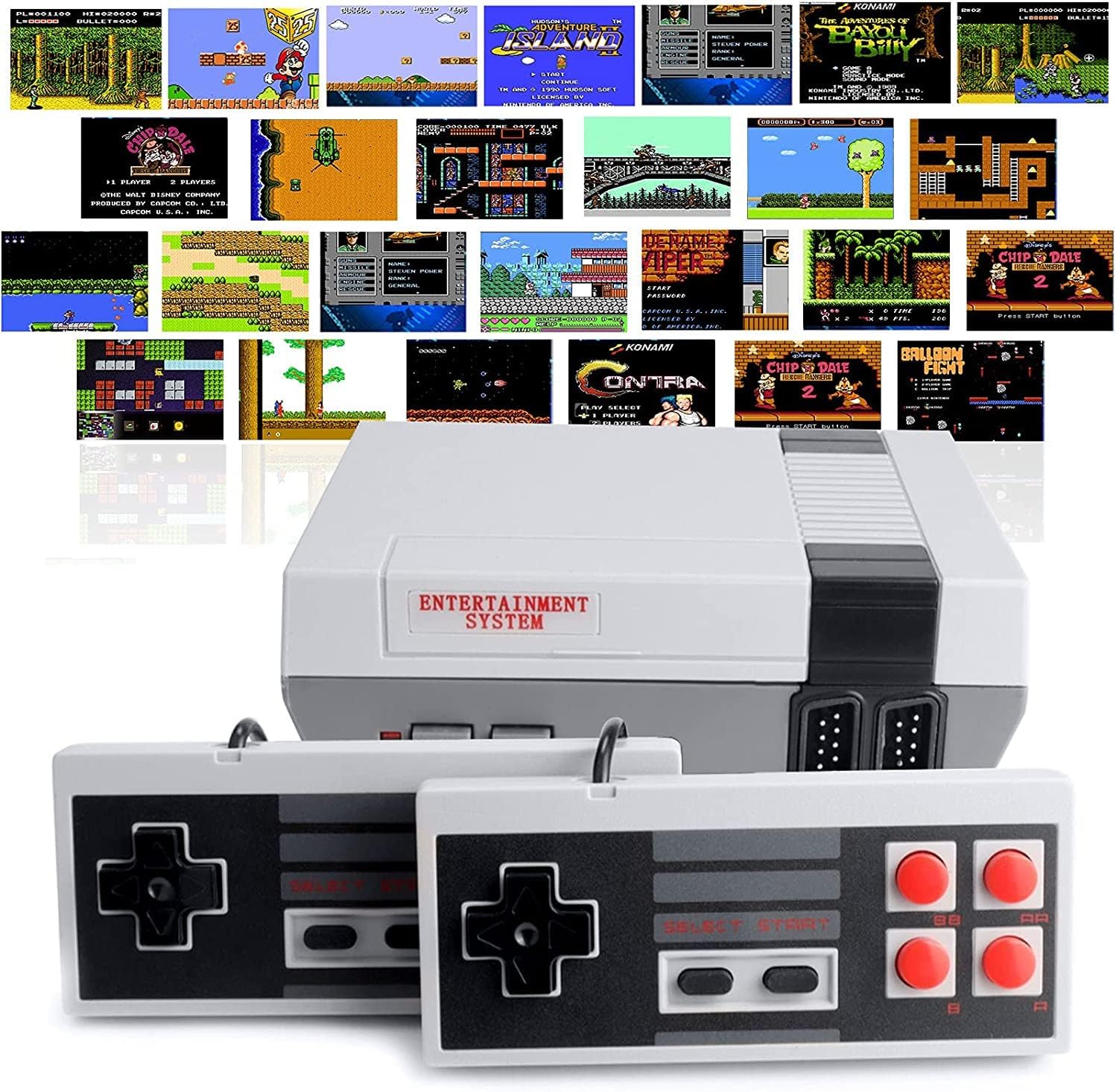 Retro Mini Classic NES Game Console  with Built-in 620 Classic Edition Games + Bonus HDMI Adapter