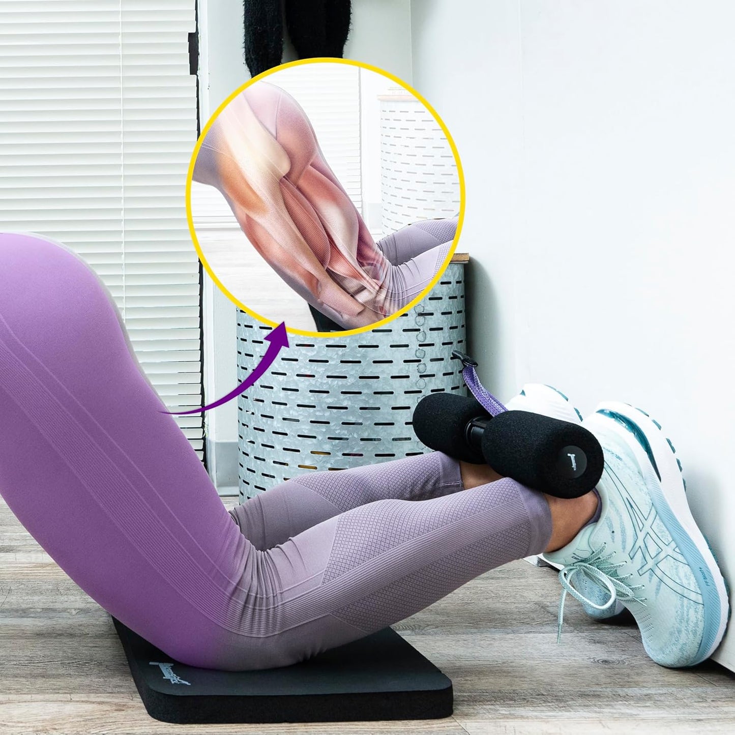 NordStick Nordic Hamstring Curl Strap - Sapphire Blue