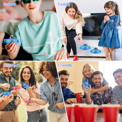 Flying Spinner Mini UFO Drone – Hand-Controlled Boomerang Toy