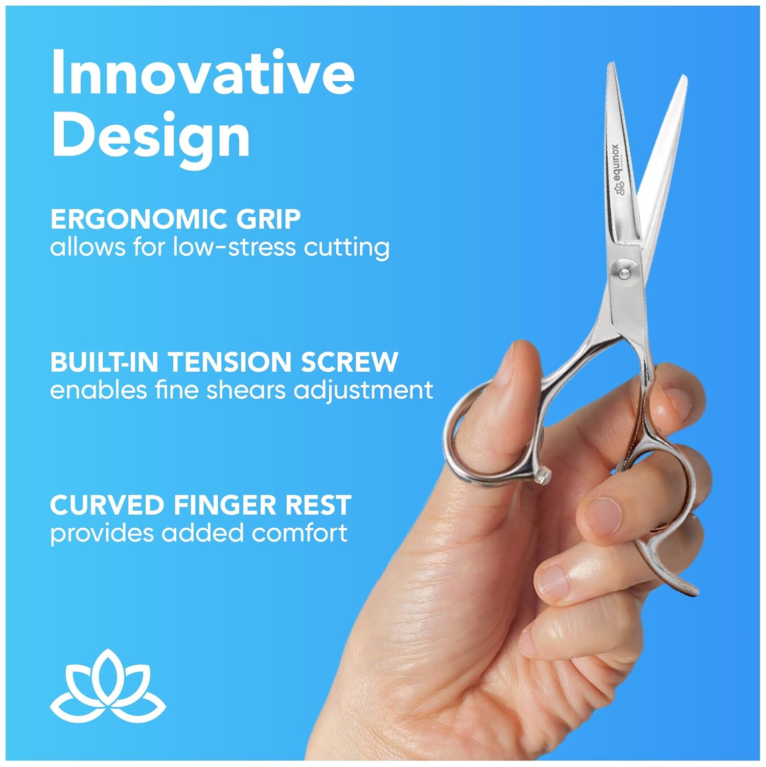 Equinox Professional Hair Cutting Scissors – 6.0” Japanese Stainless Steel Shears