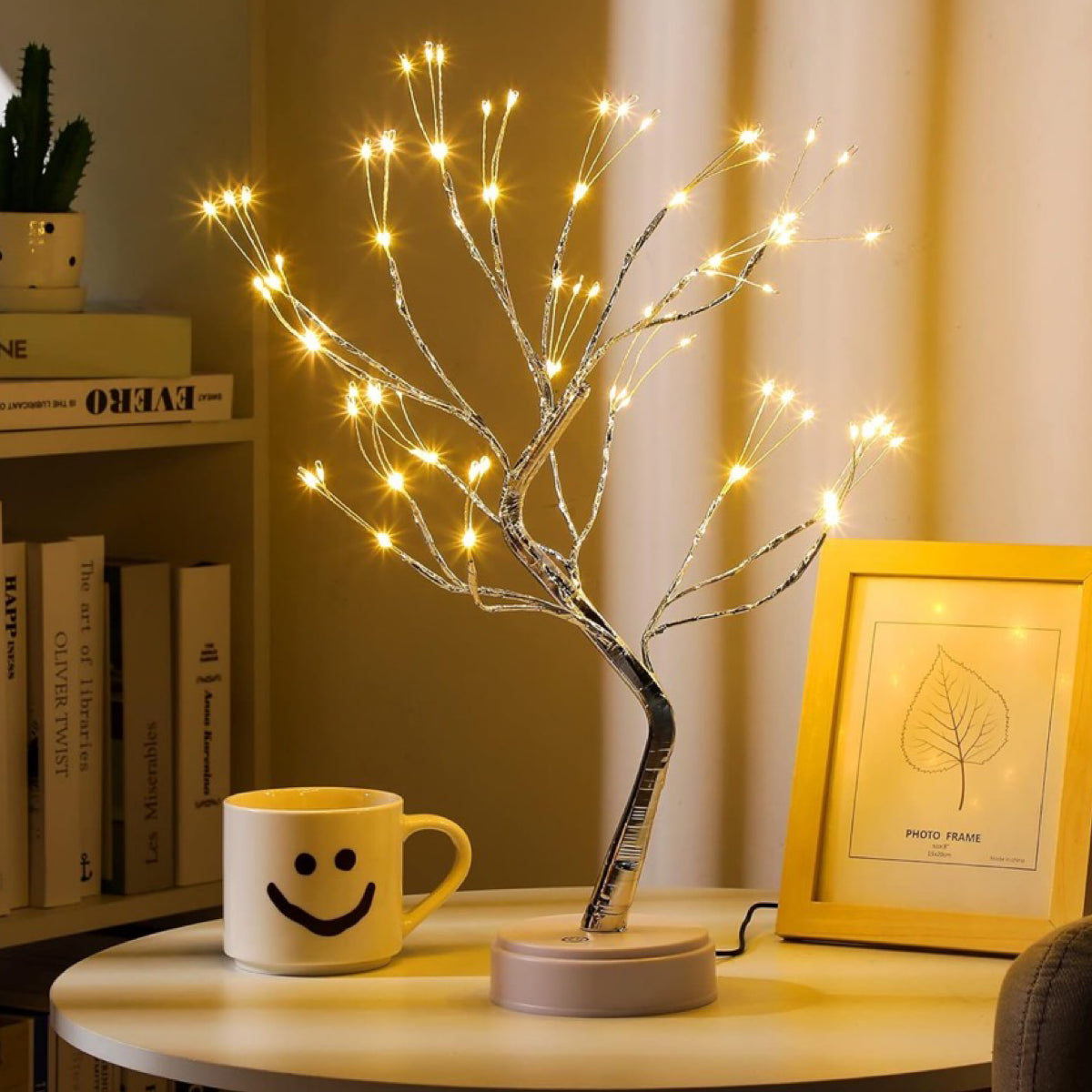 2-Pack LED Trees w/ Remote and Adjustable Branches