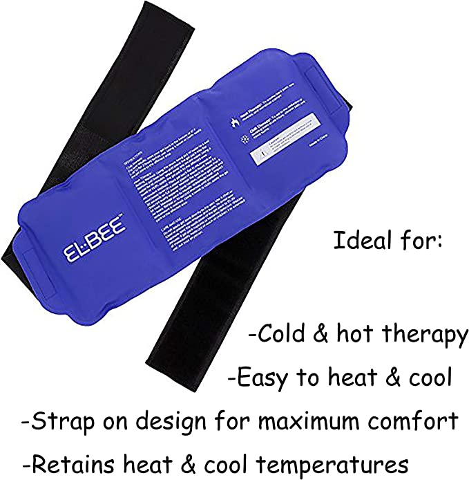 Reusable Hot & Cold Gel Pack Wrap – Pain Relief Therapy for Back, Joints & Muscles