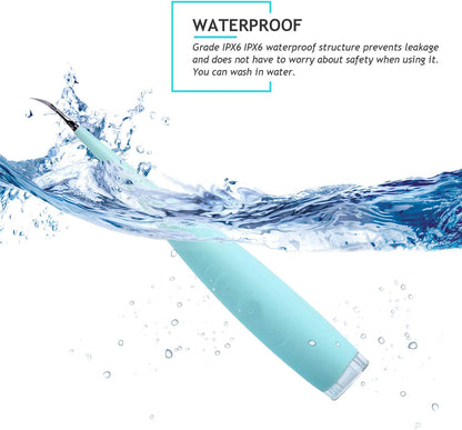 Dental Calculus Remover with USB Charging & Mirror – 5-Speed Tartar & Plaque Cleaner