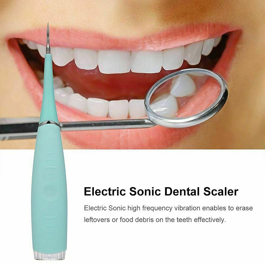 Dental Calculus Remover with USB Charging & Mirror – 5-Speed Tartar & Plaque Cleaner