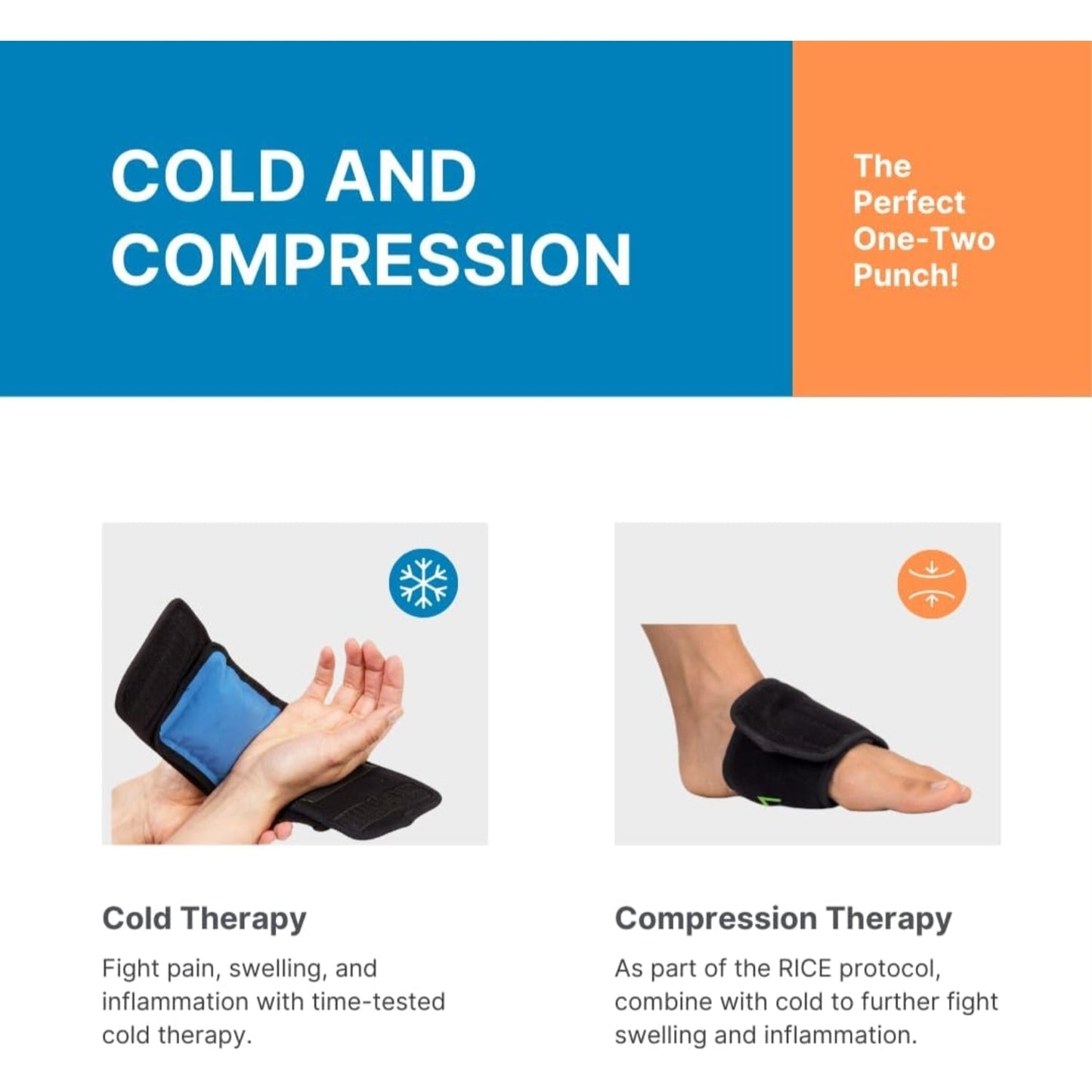 NatraCure® Cold/Hot Therapy Wrap – Hand, Foot, Wrist, Elbow Relief