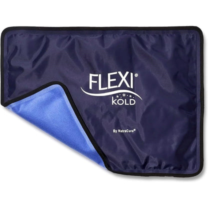 FlexiKold Reusable Gel Ice Pack with Straps – Large Cold Compress for Injuries