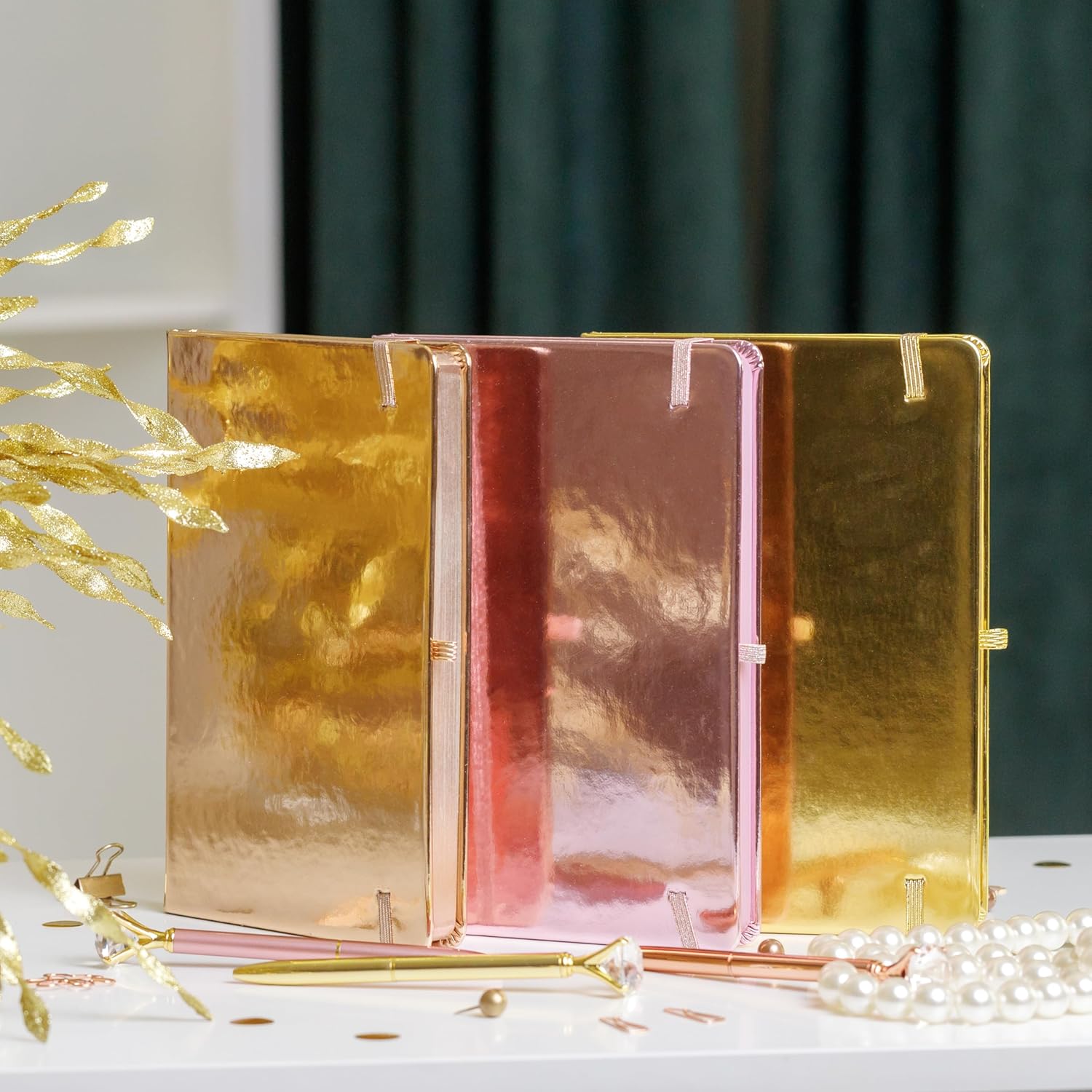 3-Pack Girls Journal Set with Pens – Hardcover Notebooks & Gift Box – 200 Pages Each