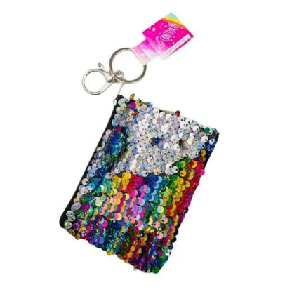 3-Pack Sequin Purse Keychain – Color-Changing Flip Sequins – 4.5 x 3.25”