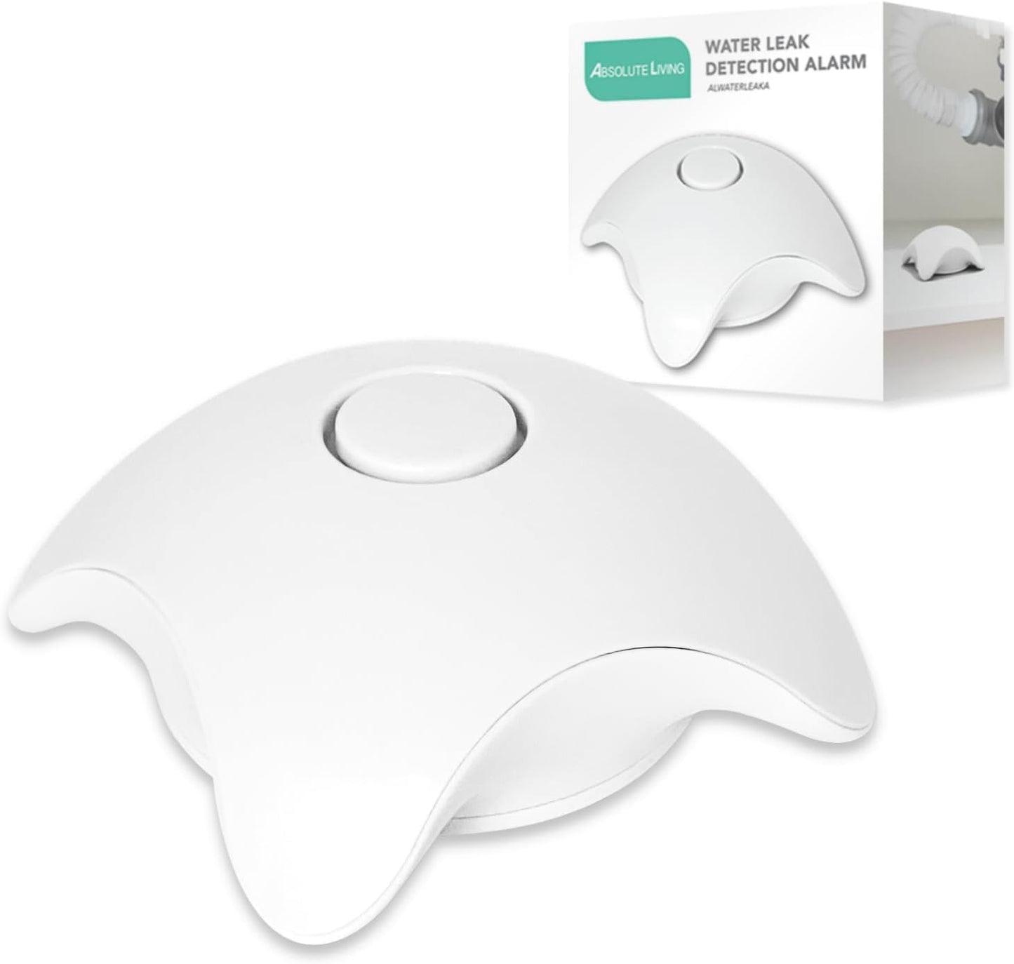 5 Pack Water Leak Detector Alarm – 120dB Siren – Waterproof Water Sensor – for Home Use – Under Sink, Bathroom, Heater