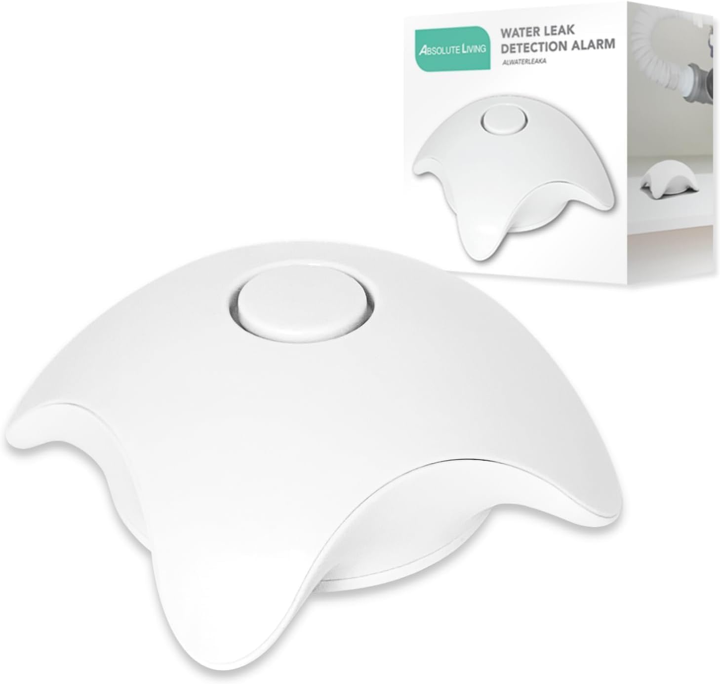 5 Pack Water Leak Detector Alarm – 120dB Siren – Waterproof Water Sensor – for Home Use – Under Sink, Bathroom, Heater