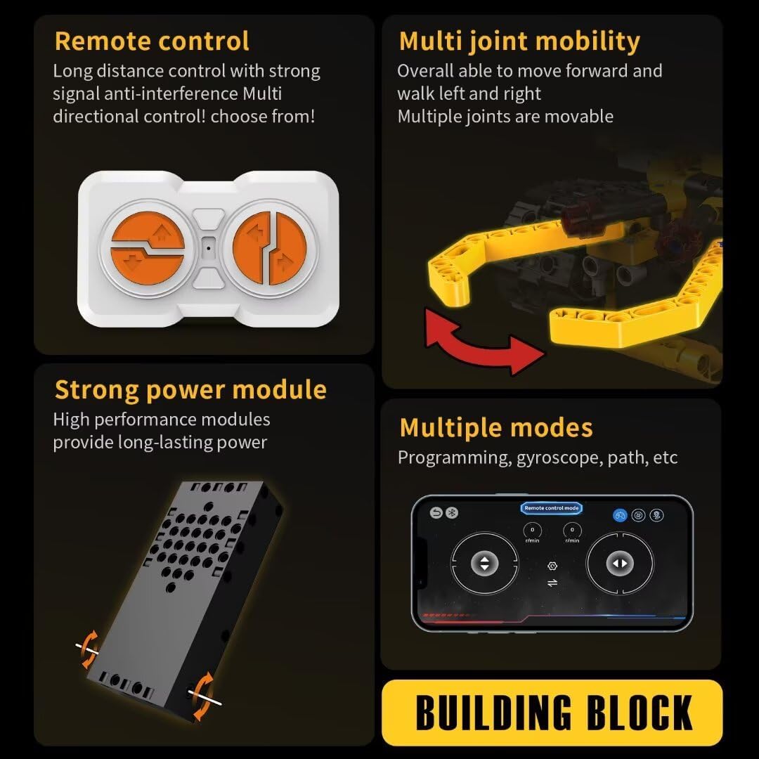 5-in-1 STEM Robot Car Building Kit – 269pcs with Remote & App Control