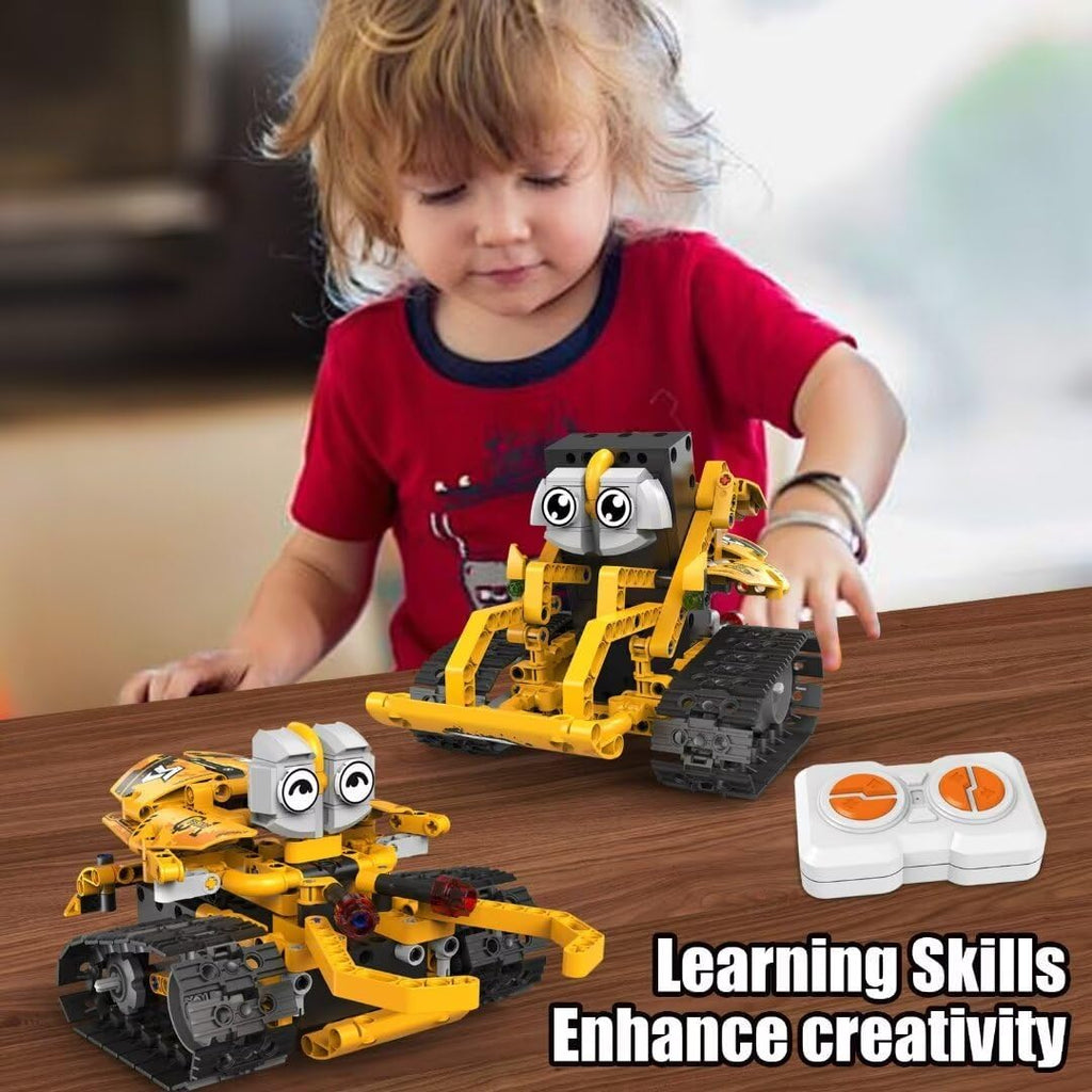 5-in-1 STEM Robot Car Building Kit – 269pcs with Remote & App Control