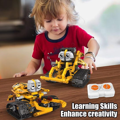 5-in-1 STEM Robot Car Building Kit – 269pcs with Remote & App Control